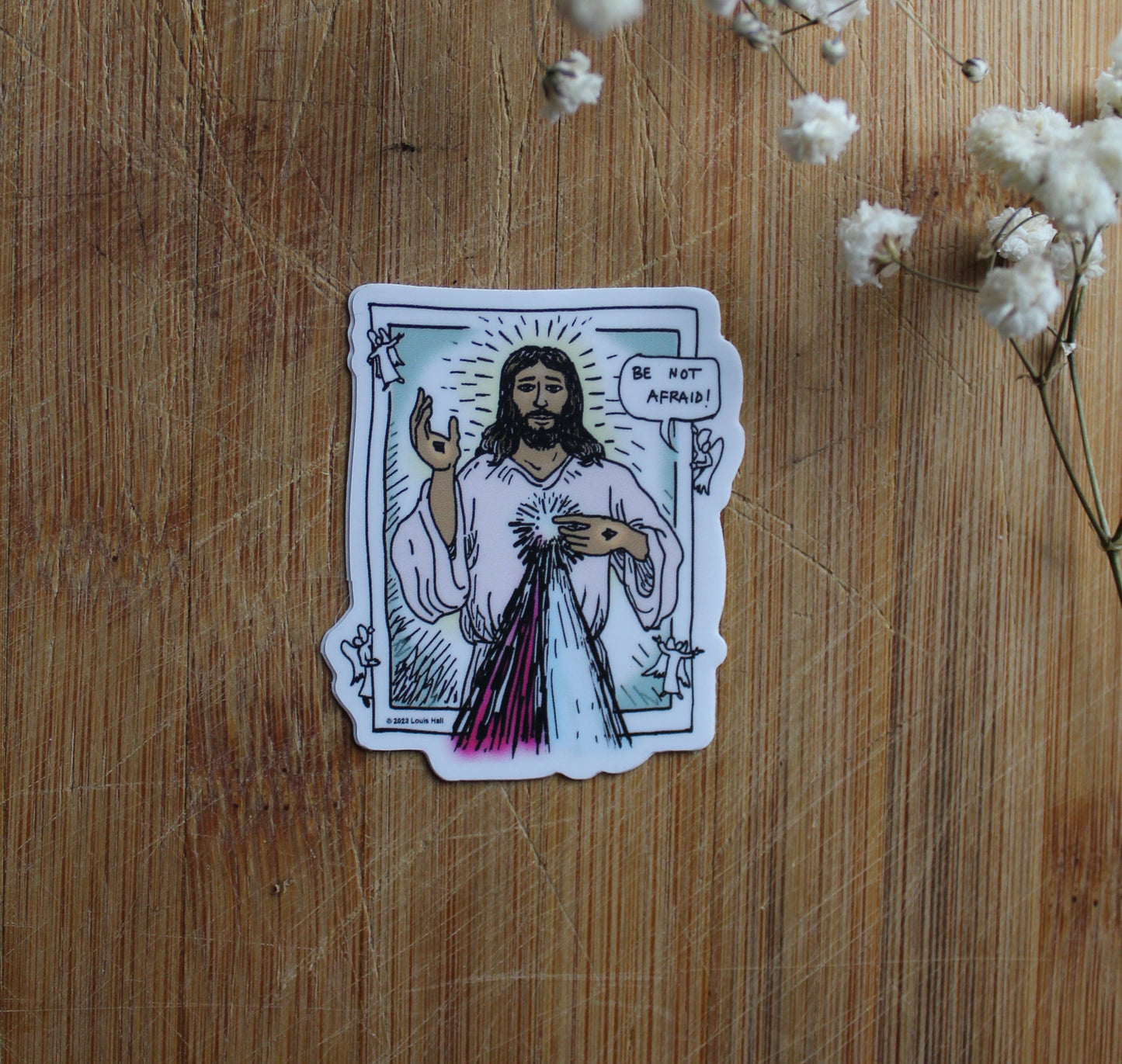 Divine Mercy Angelic Twaddle™ Sticker